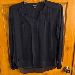 Simply Vera Vera Wang Navy Blouse